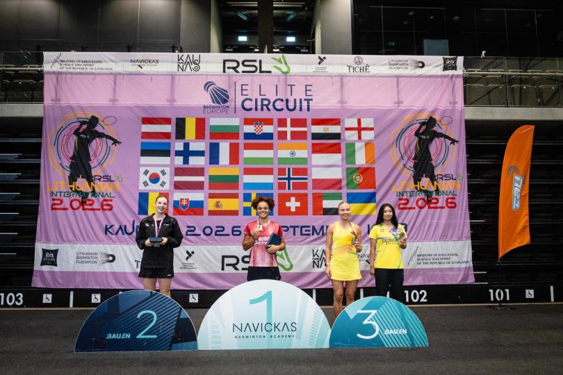 Lithuanian International 2026: пять новых чемпионов в Каунасе, у Леонис Юэ — первый титул с 2019 года