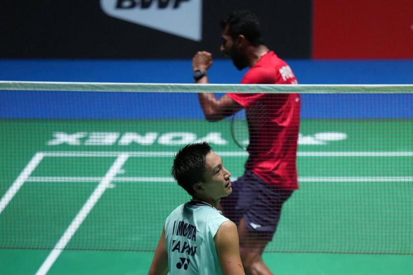 Момота Кенто после того, как Праной Х.С. выбил его с чемпионата мира (Getty Images, 2022 г.)